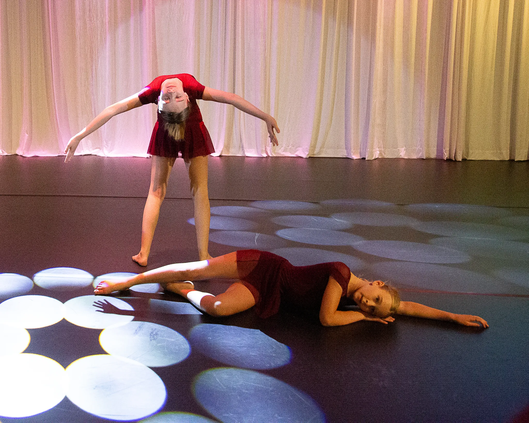 A dancer in their natural habitat.