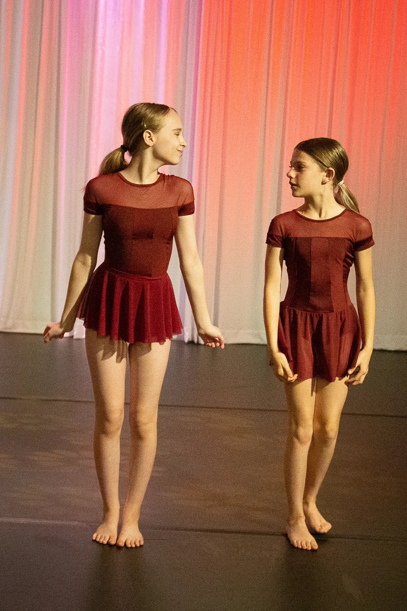 A dancer in their natural habitat.