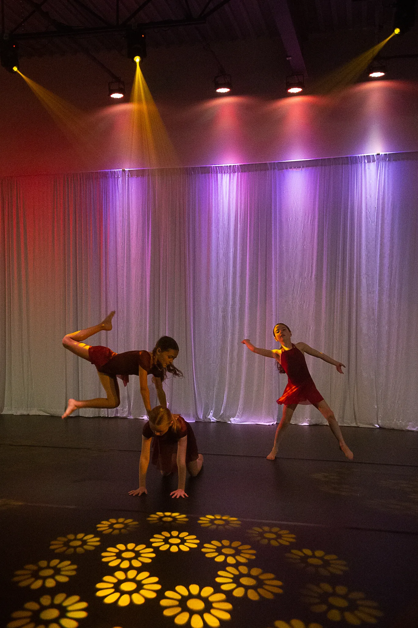 A dancer in their natural habitat.