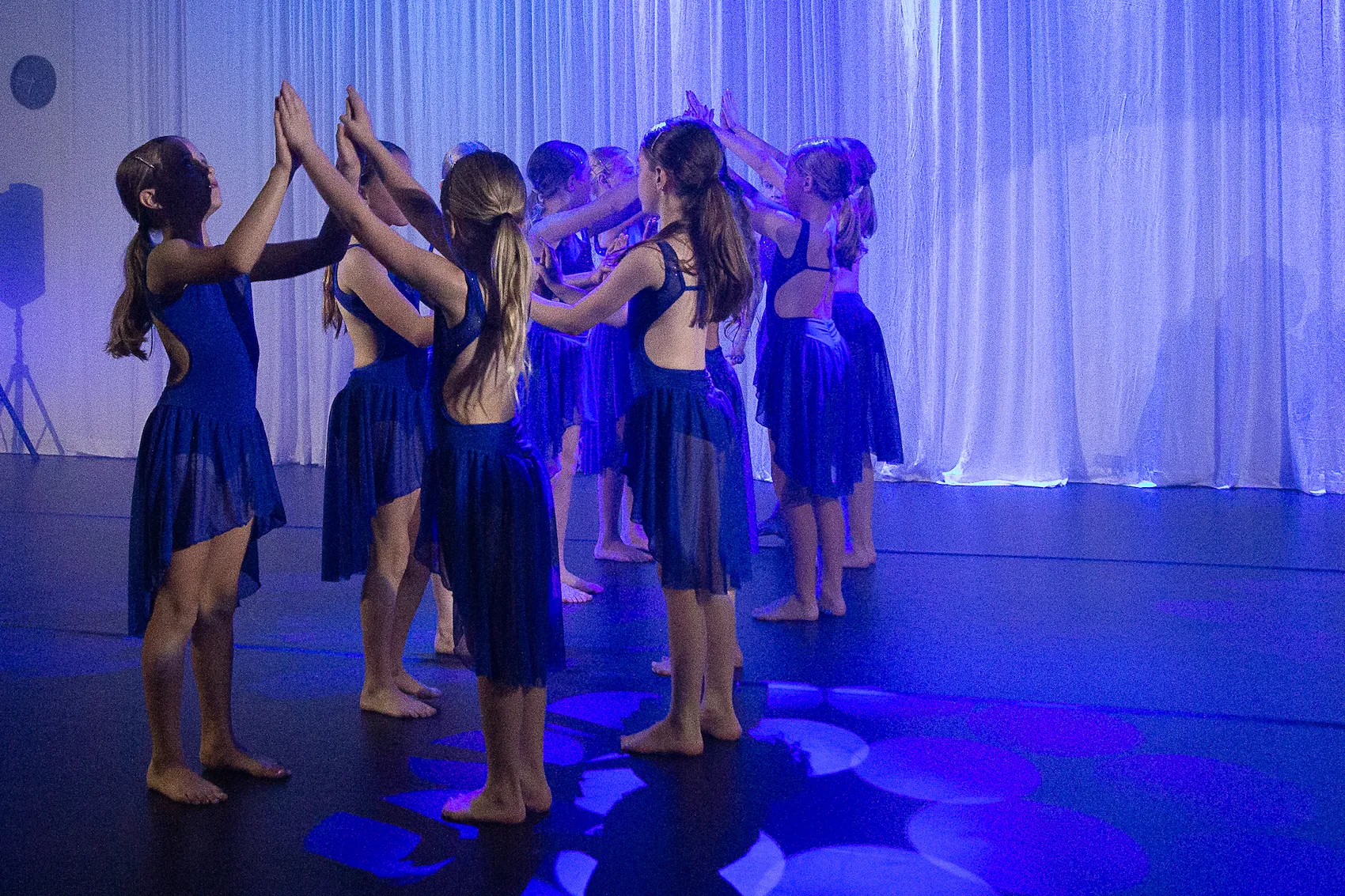 A dancer in their natural habitat.