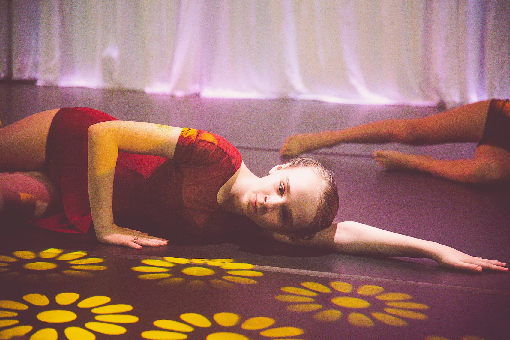 A dancer in their natural habitat.
