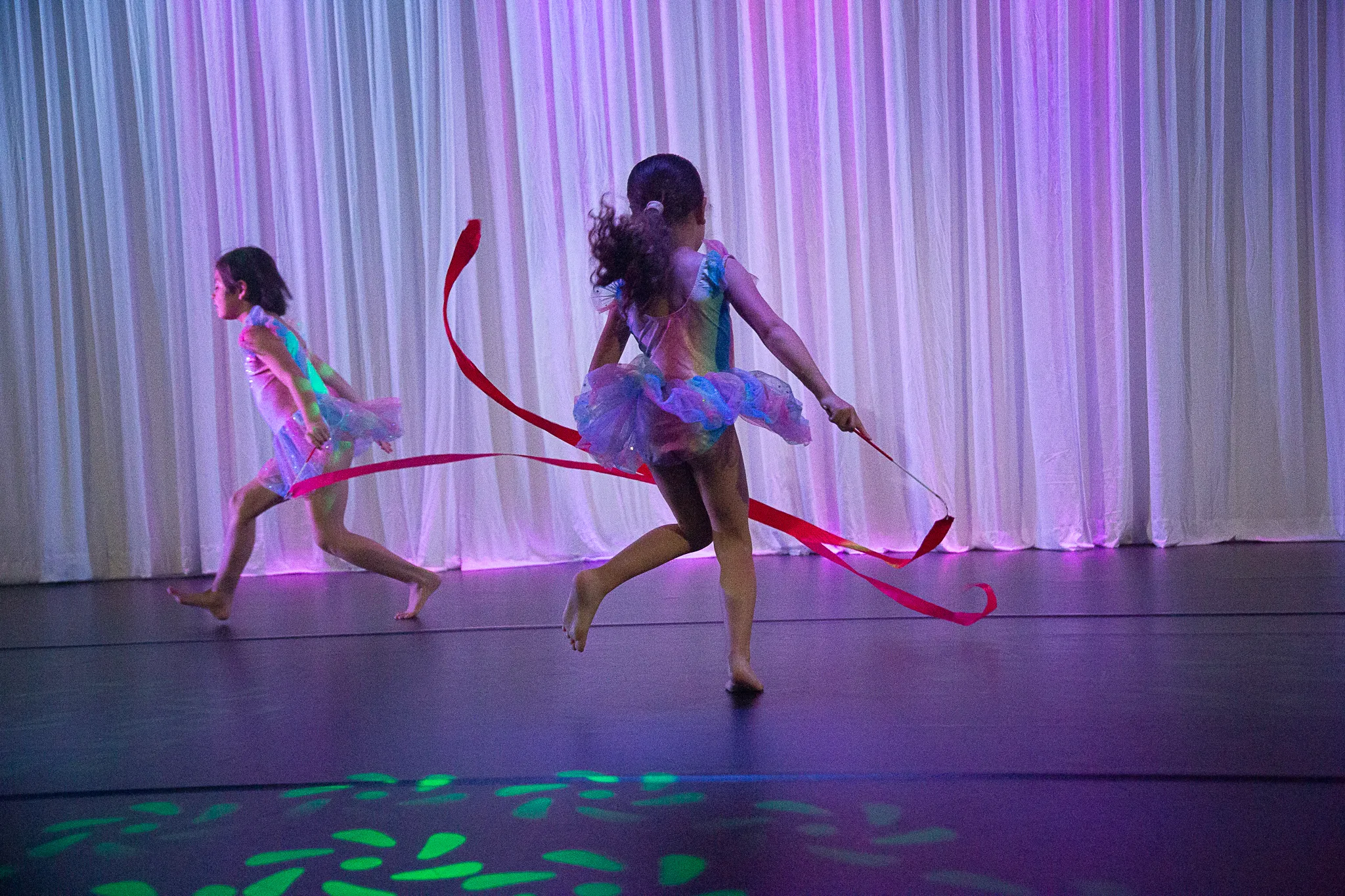 A dancer in their natural habitat.