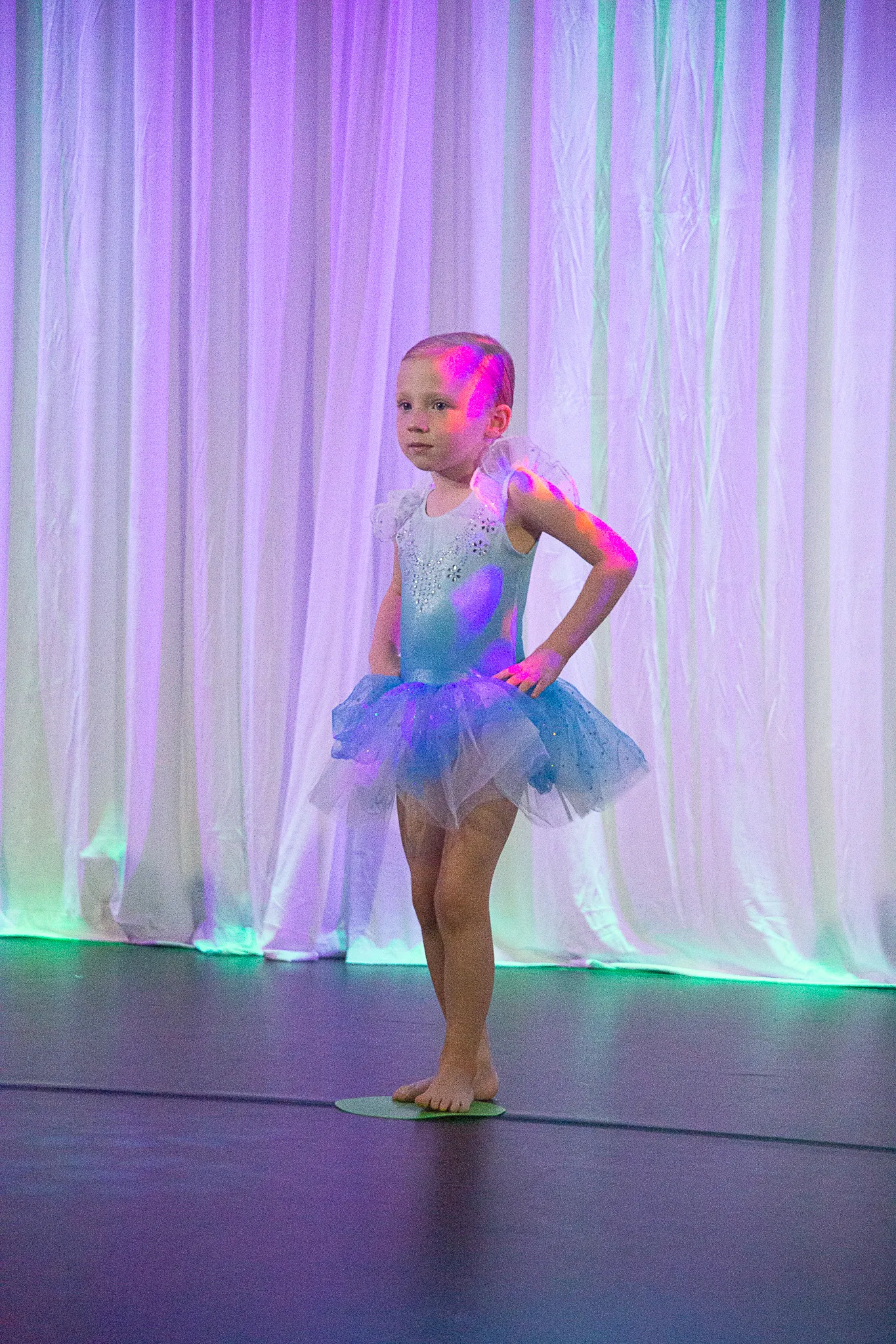 A dancer in their natural habitat.