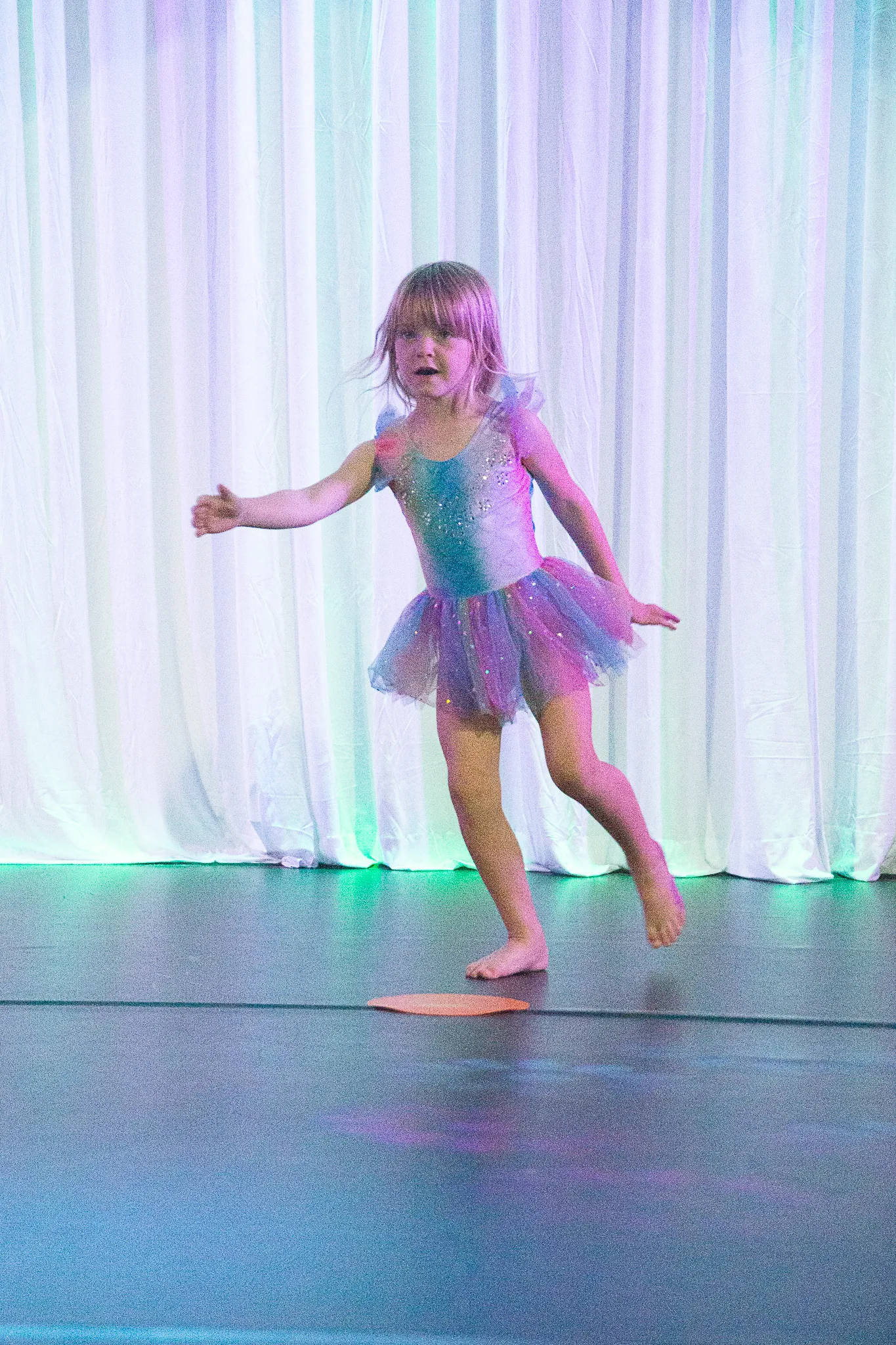 A dancer in their natural habitat.