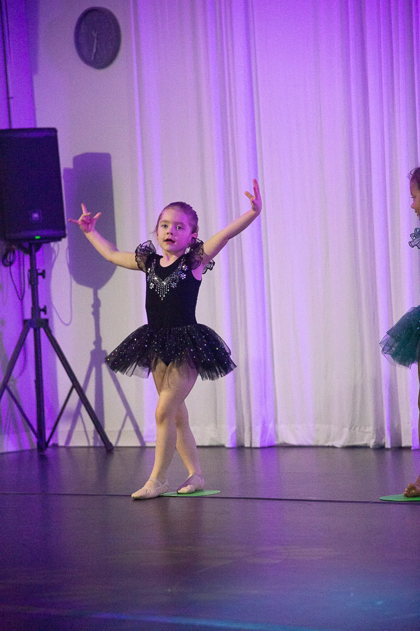 A dancer in their natural habitat.